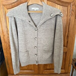 LOFT Wide Collared Cardigan Sweater